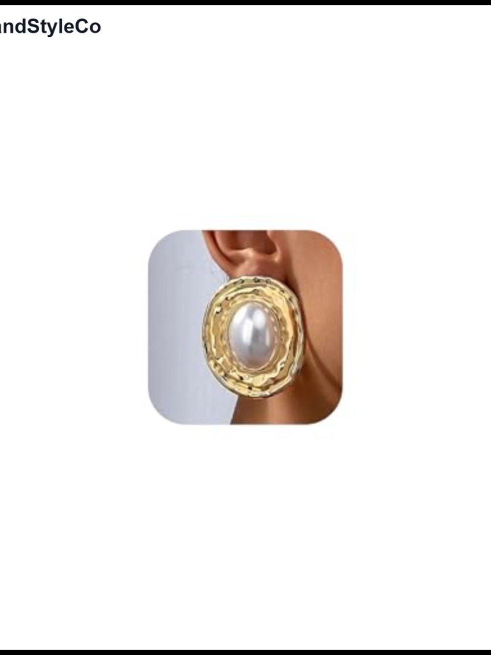 Oversized Pearl Drop Earrings for Women - Statement Jewelry